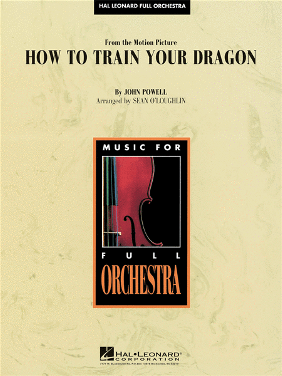 How to Train Your Dragon Full Orchestra scores gallery preview page 1