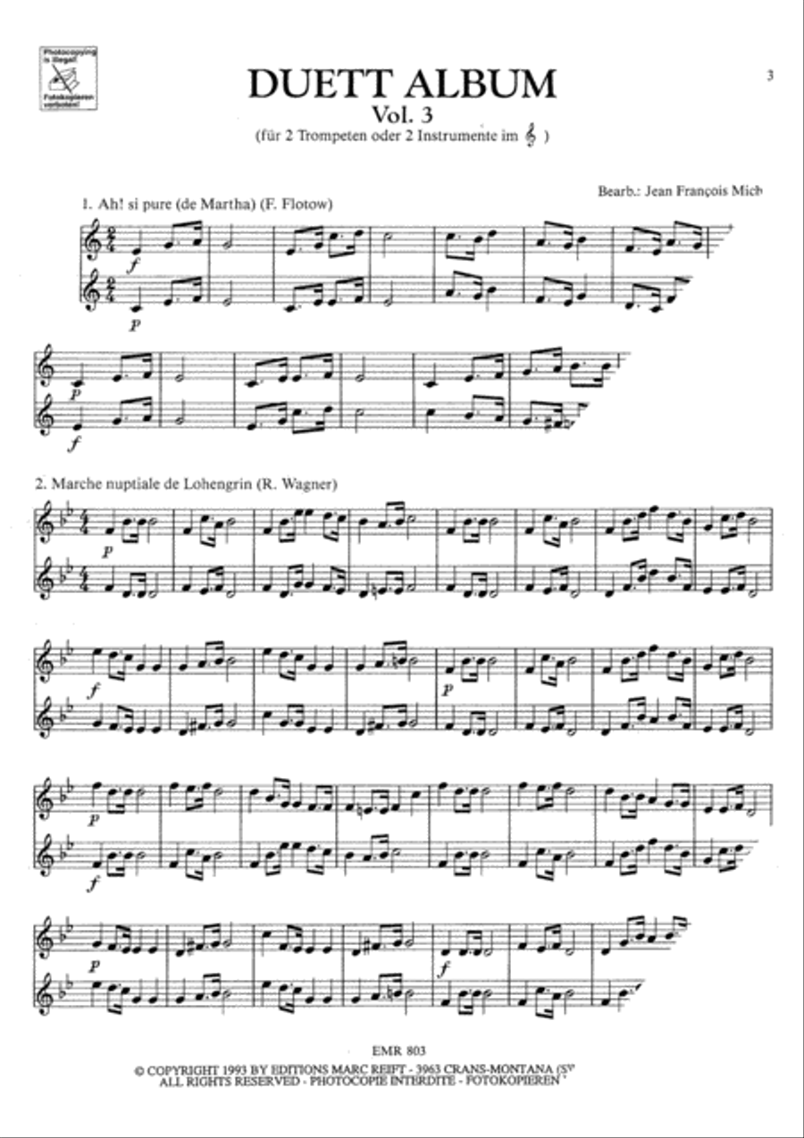 Duet Album Vol. 3 Euphonium Duet scores gallery preview page 4