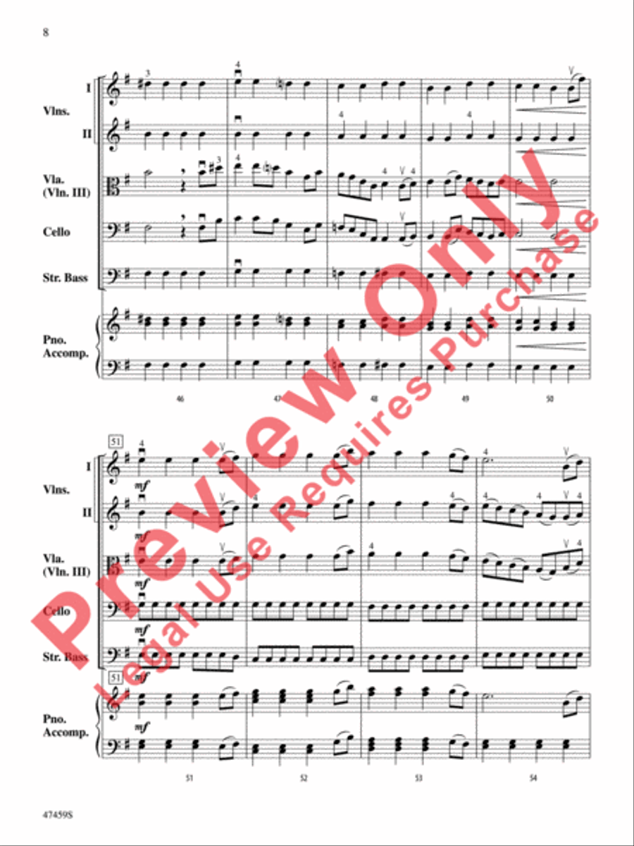 When Robins Dance String Orchestra scores gallery preview page 9