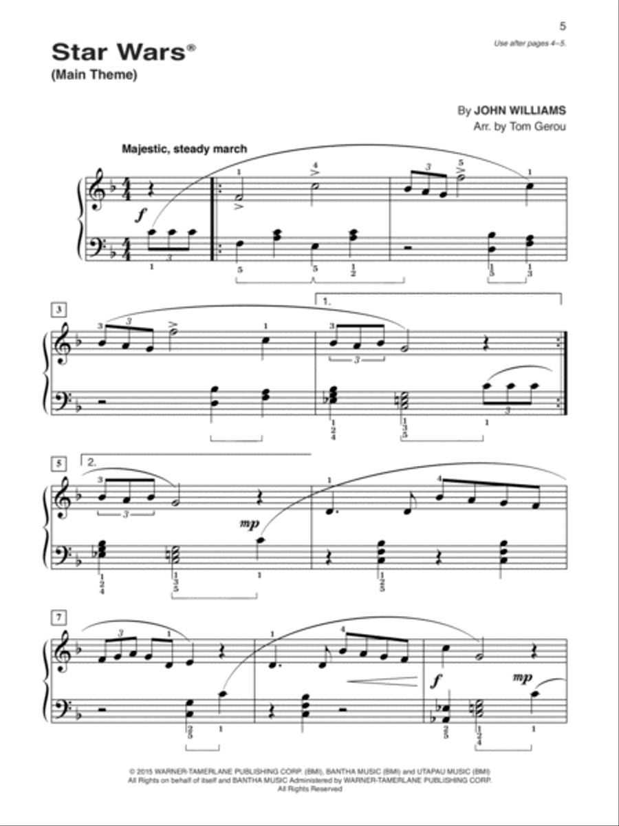 Alfred's Basic Piano Course Popular Hits, Level 4 Piano Method scores gallery preview page 7