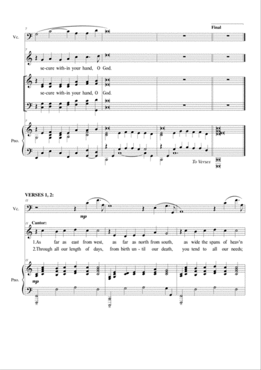 Formed as Your Own 4-Part scores gallery preview page 3