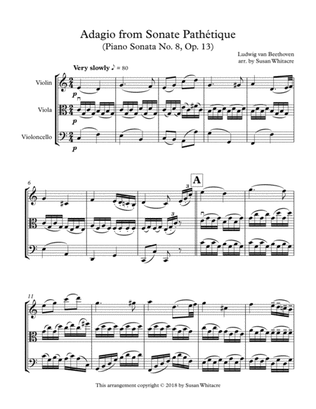 Adagio from Sonate Pathetique