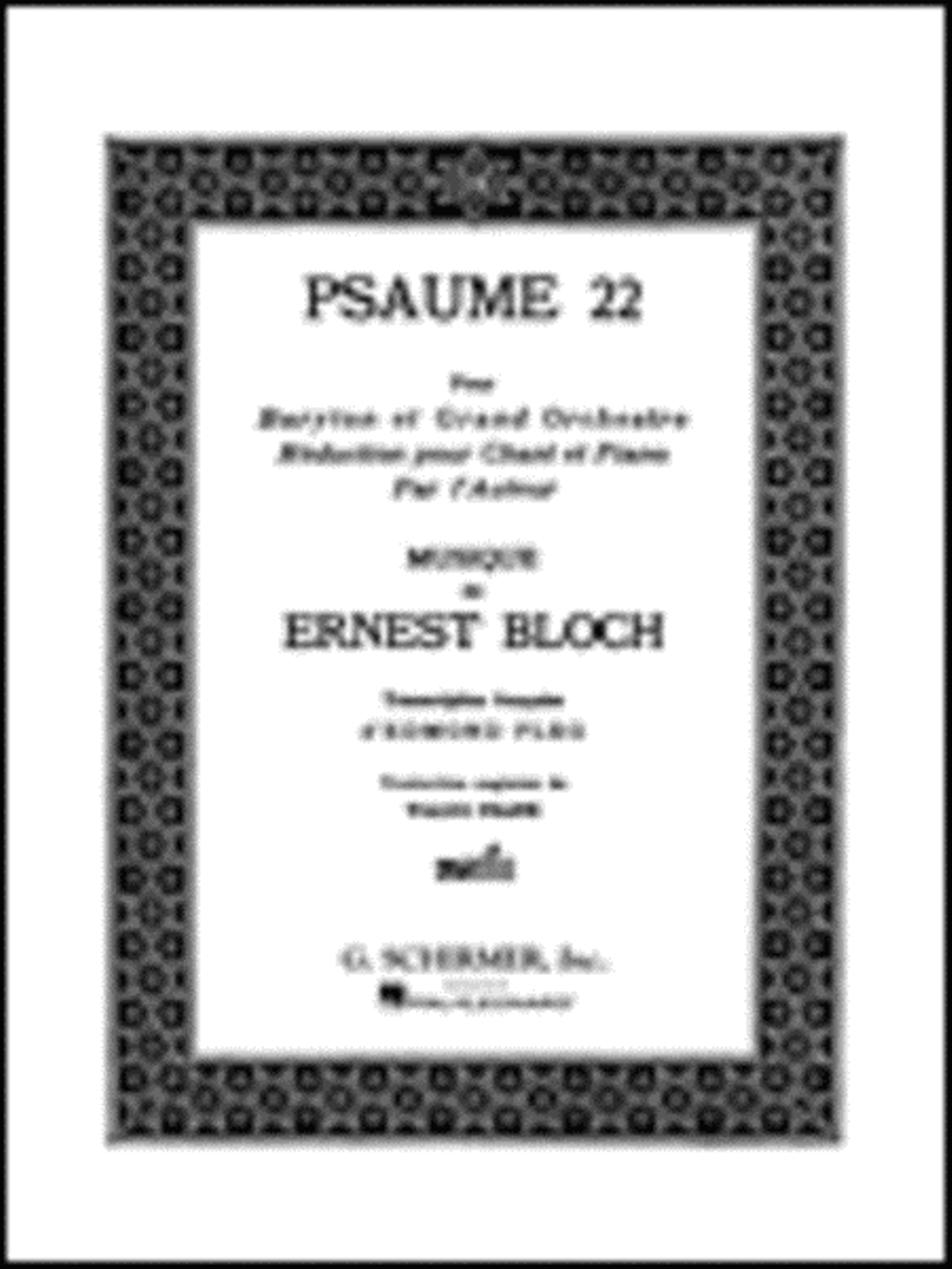 Psaume 22 Voice scores gallery preview page 1