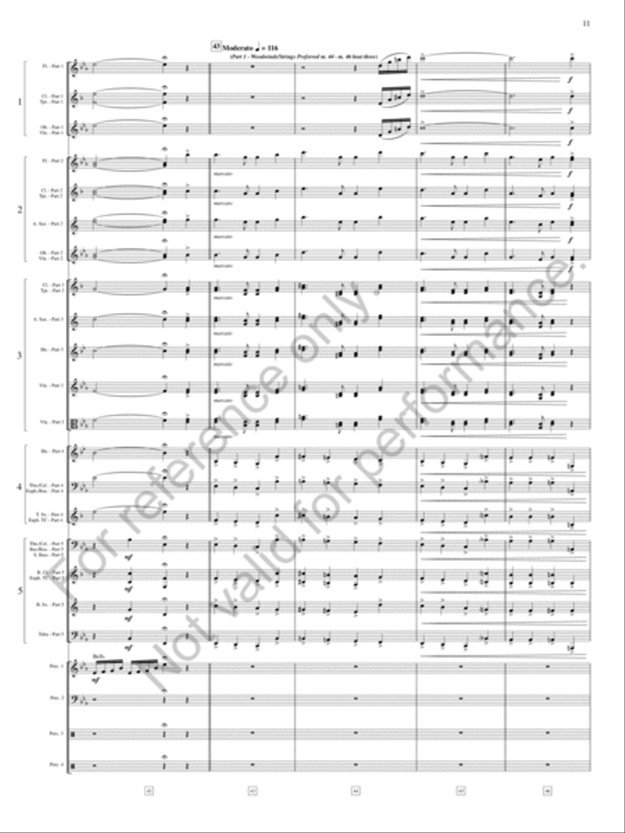 America The Beautiful Concert Band scores gallery preview page 12