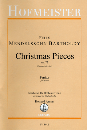 Christmas Pieces, op. 72/ Partitur