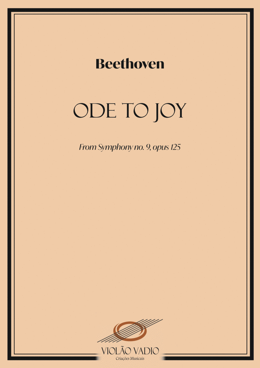Ode To Joy (from Symphony No. 9) (Guitar solo) - with Tabs image number null