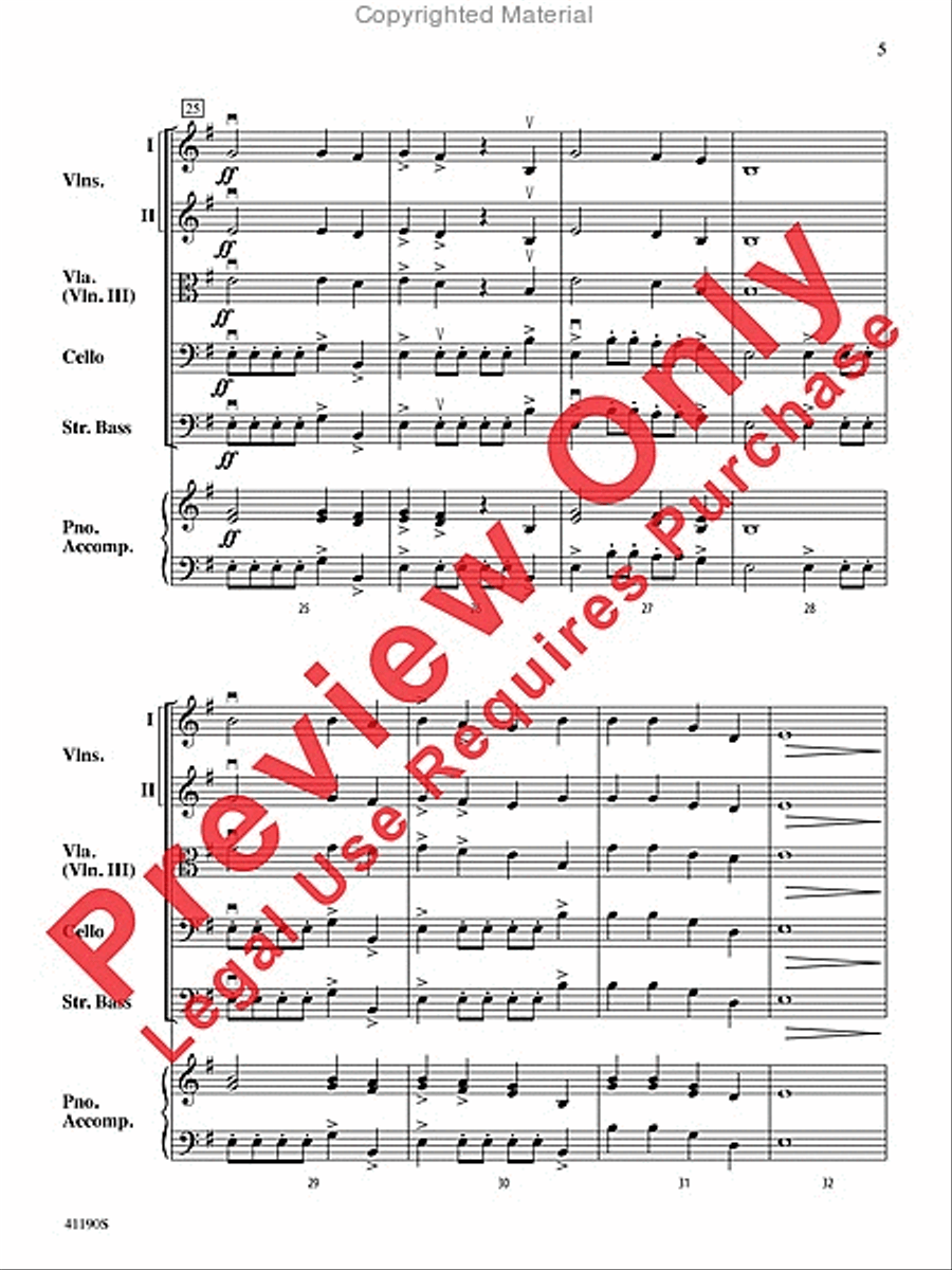 Fire Dragon Mountain Fire Dragon Mountain String Orchestra scores gallery preview page 5