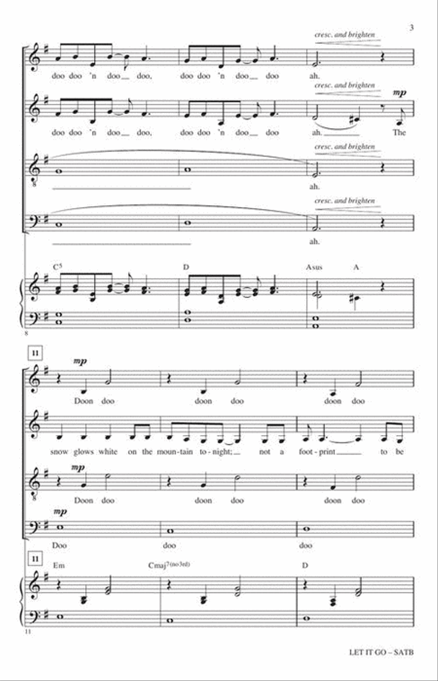 Let It Go 4-Part scores gallery preview page 4