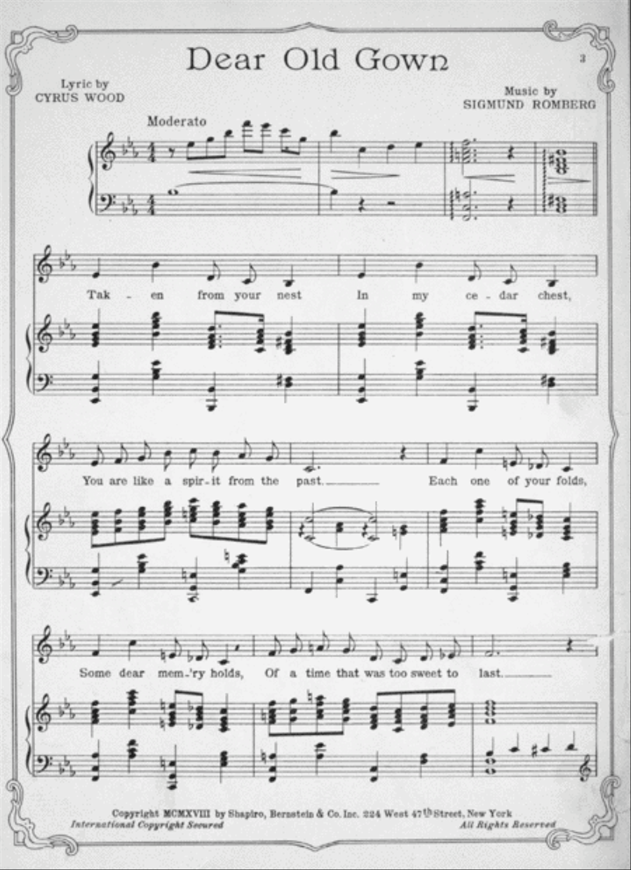 Dear Old Gown Voice scores gallery preview page 2