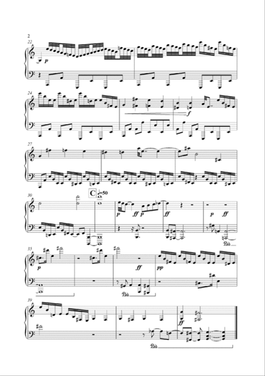 Daydreams - Devaneios - Piano Solo. The music originality that imagination musical espontany. Six wo Small Ensemble scores gallery preview page 5