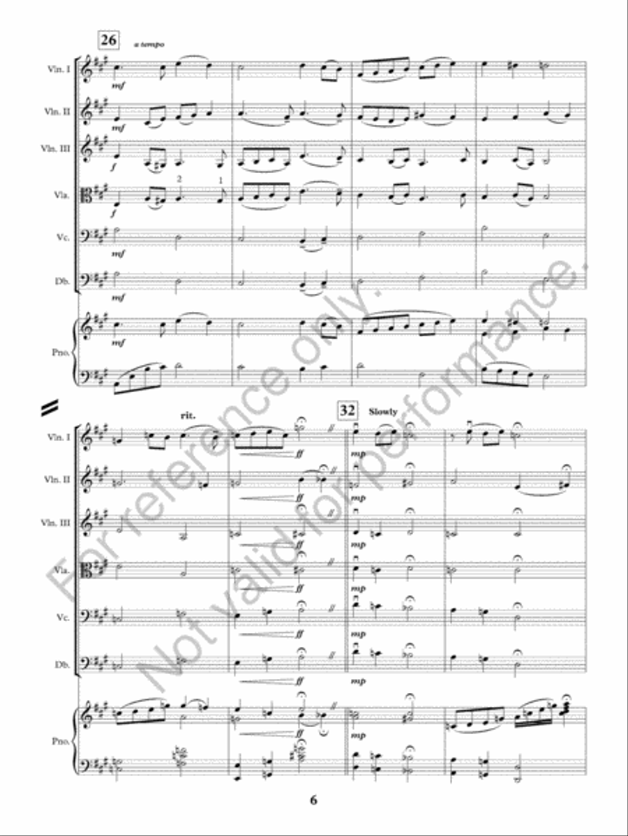 By Dawn's Early Light String Orchestra scores gallery preview page 6