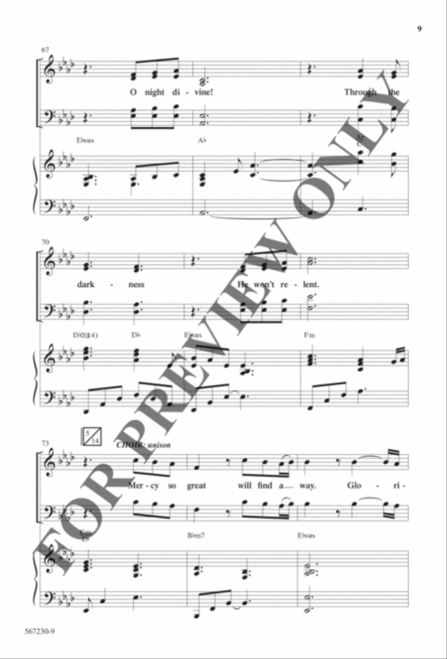 Gloria (Our Savior Found Us) - Anthem Choir scores gallery preview page 8