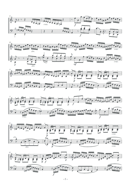 J.S.Bach / "Prelude" from English Suite No.2 in A minor, BWV 807 by Johann Sebastian Bach Percussion - Digital Sheet Music