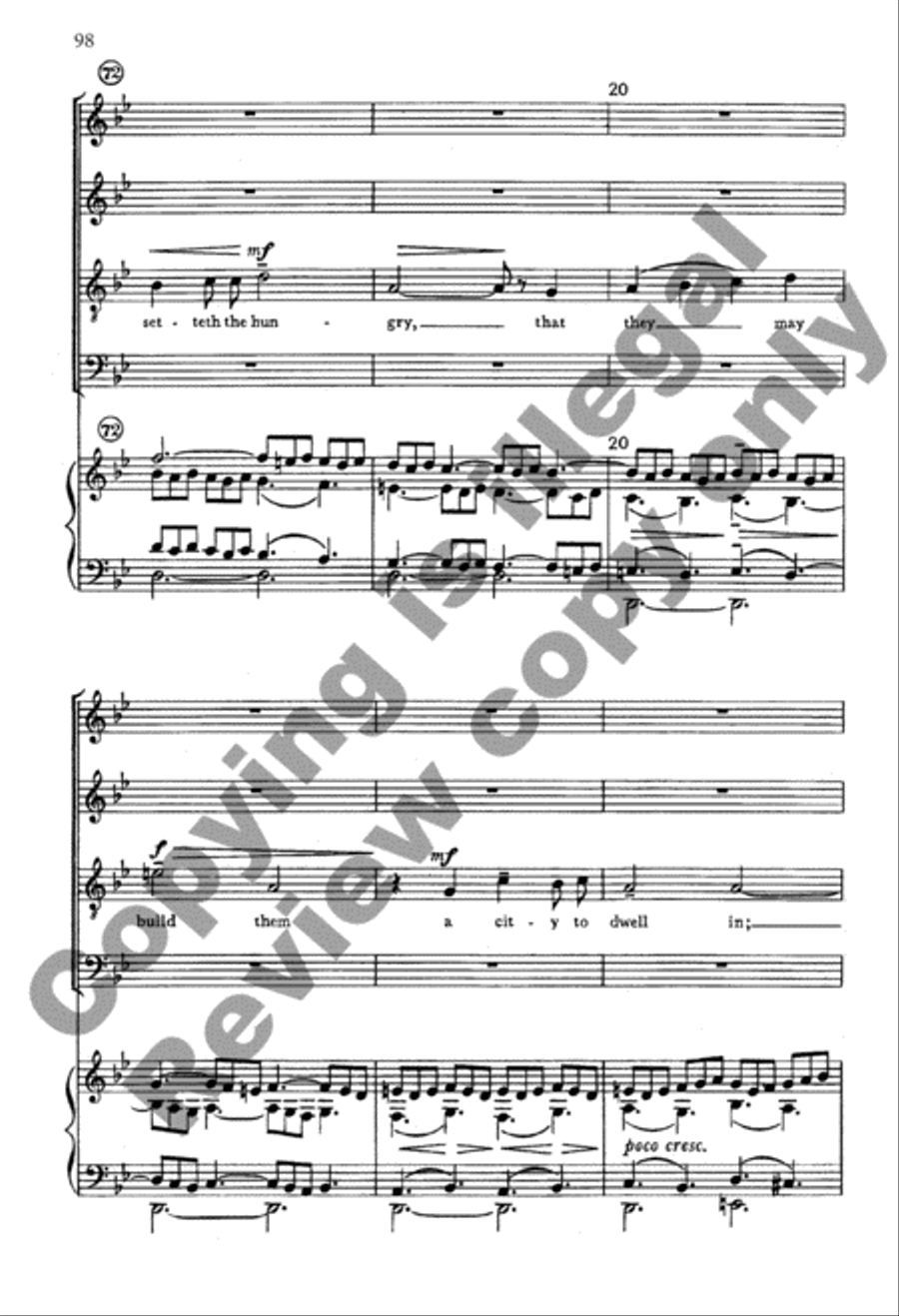 A Psalm Of Thanksgiving A Psalm Of Thanksgiving 4-Part scores gallery preview page 53