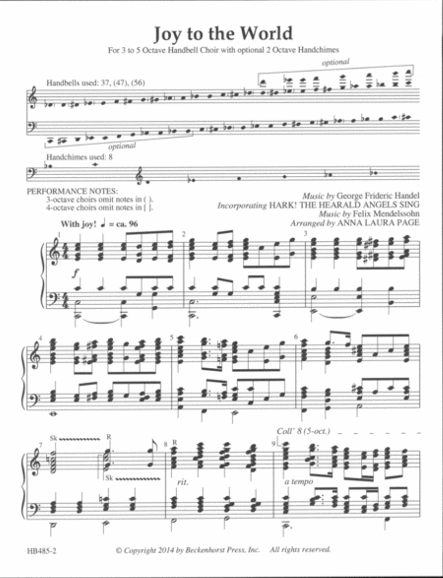 Joy to the World - Page Joy to the World - Page 5-Octaves scores gallery preview page 2
