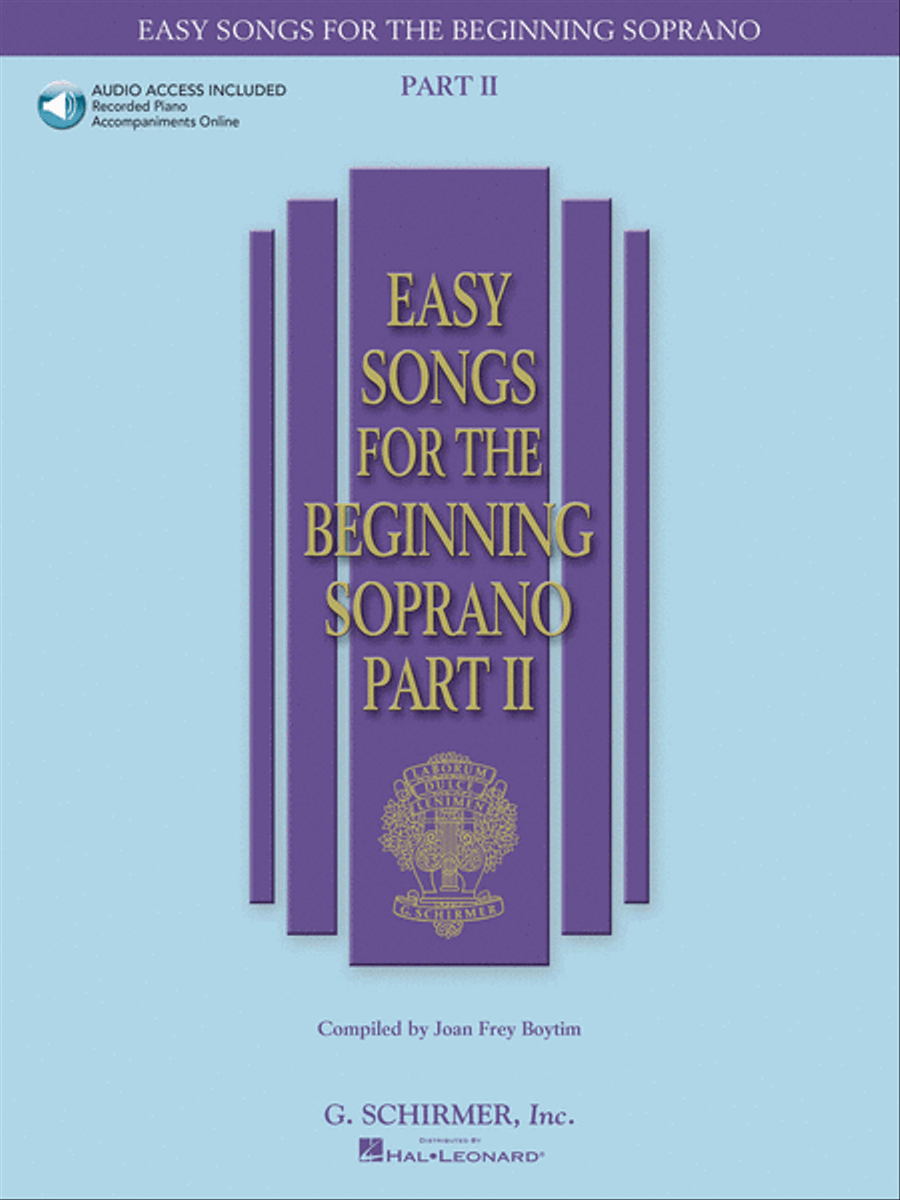 Easy Songs for the Beginning Soprano – Part II Voice scores gallery preview page 1
