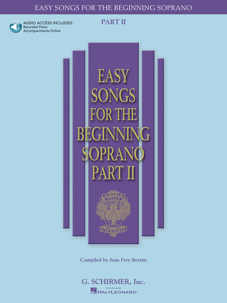 Easy Songs for the Beginning Soprano – Part II image number null