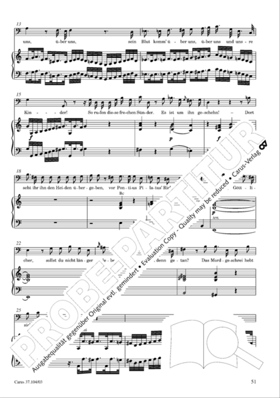 Ein Lammlein geht und tragt die Schuld 4-Part scores gallery preview page 52