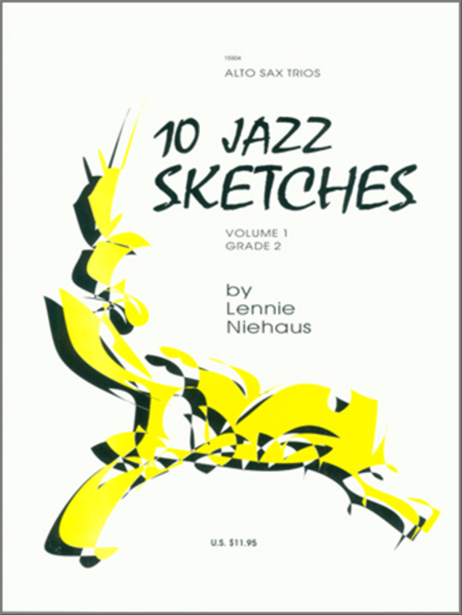 10 Jazz Sketches, Volume 1 Alto Saxophone scores gallery preview page 1