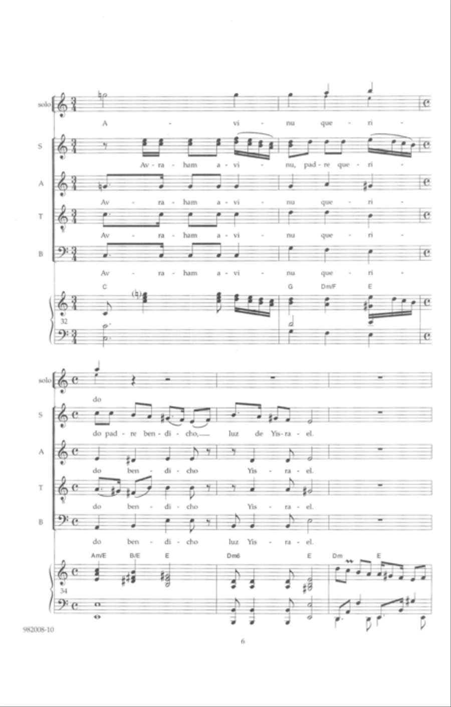 Cuando el Rey Nimrod 4-Part scores gallery preview page 6