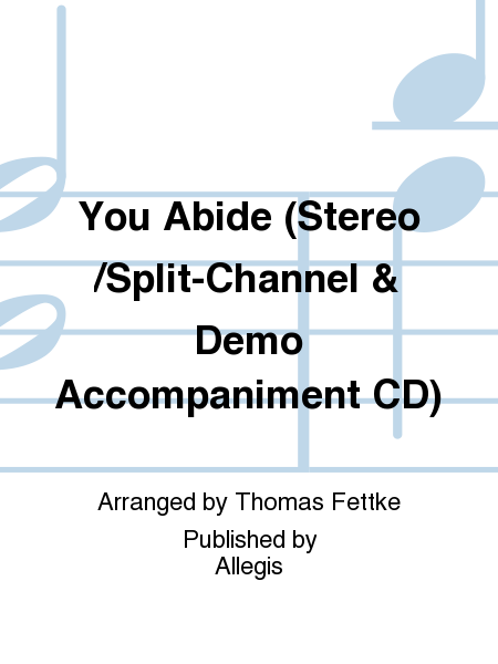 You Abide (Stereo/Split-Channel & Demo Accompaniment CD) image number null