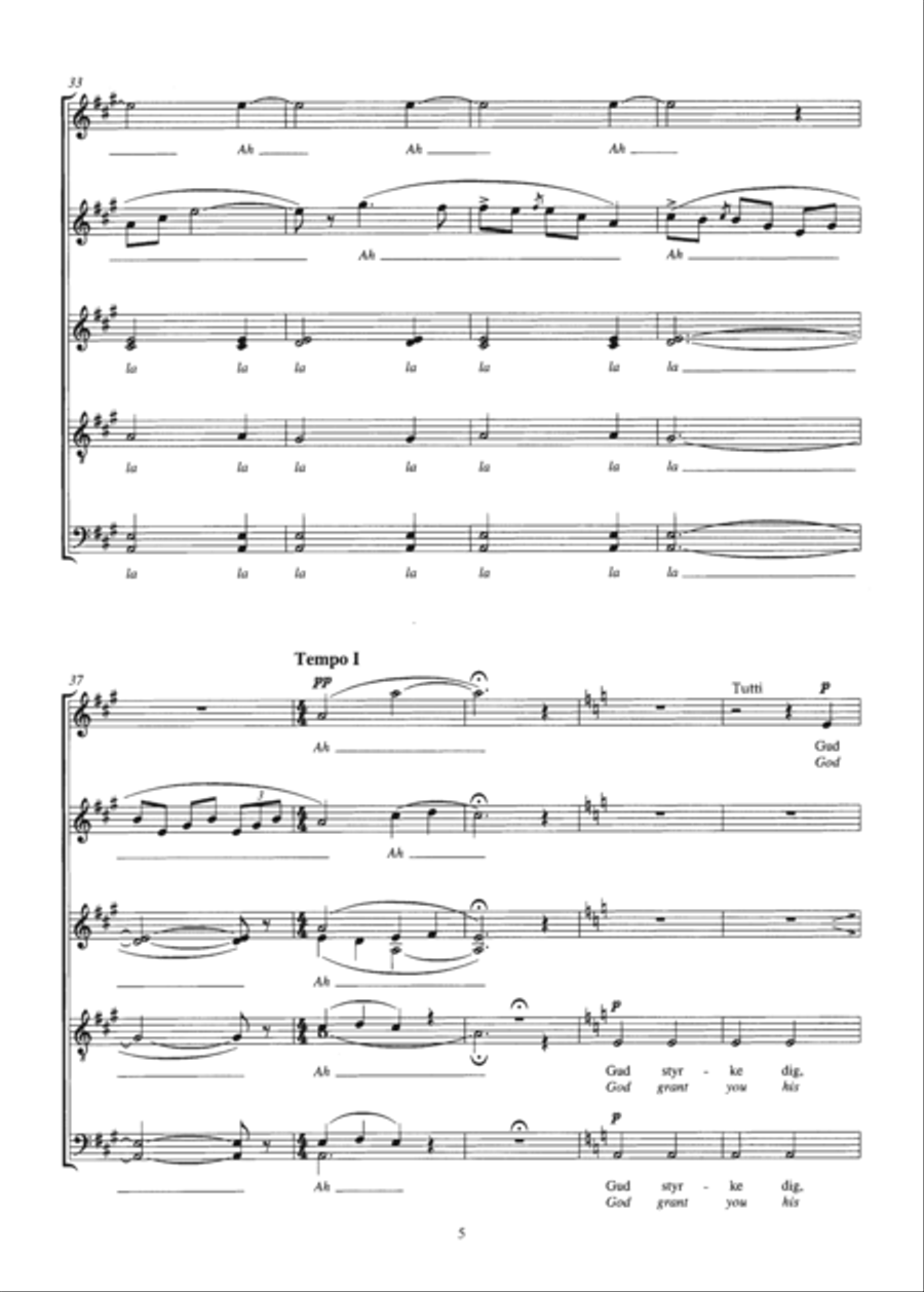 Solveig's Song (From 'Peer Gynt Suite No. 2') (arr. Alexander Milner and Lora Sansun) 4-Part scores gallery preview page 5