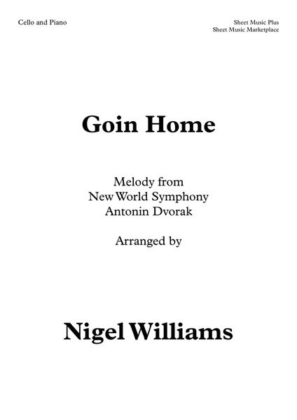 Goin Home, for Cello and Piano image number null