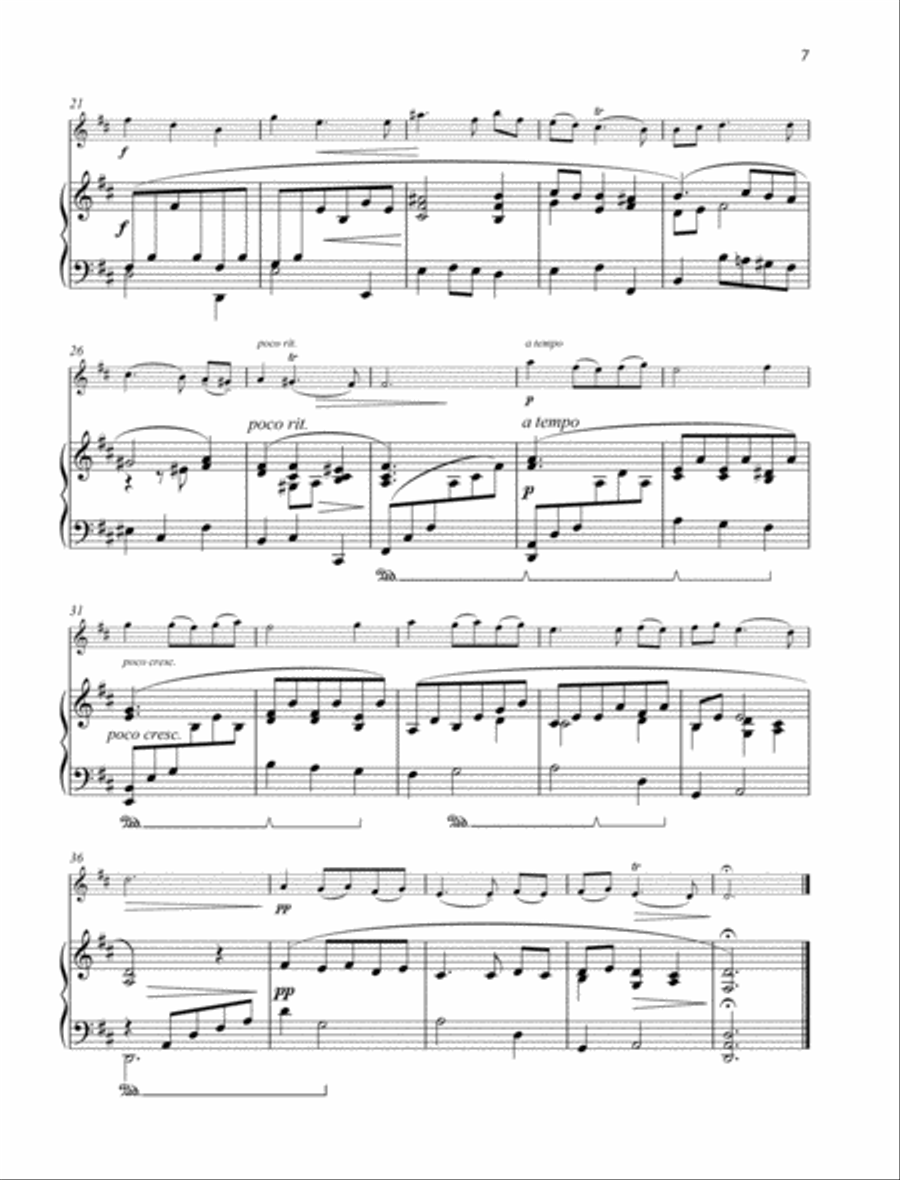 Largo affettuoso Violin Solo scores gallery preview page 2