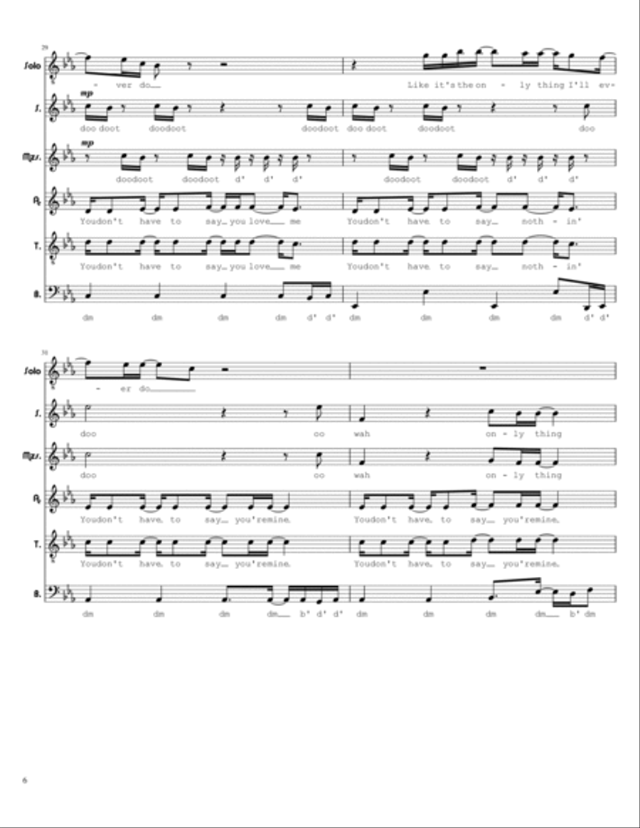 Adore You Divisi scores gallery preview page 6