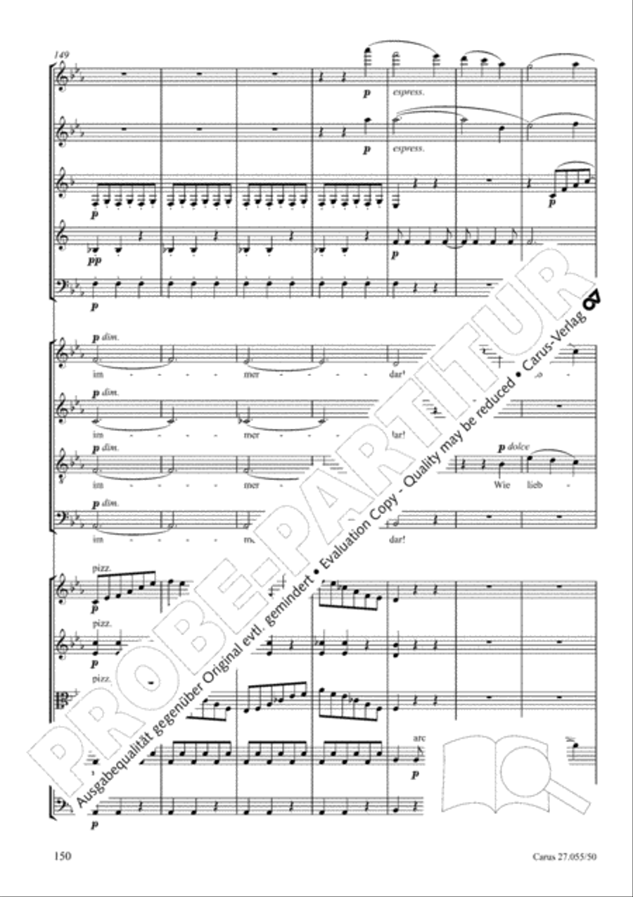Ein Deutsches Requiem (German Requiem) 4-Part scores gallery preview page 157