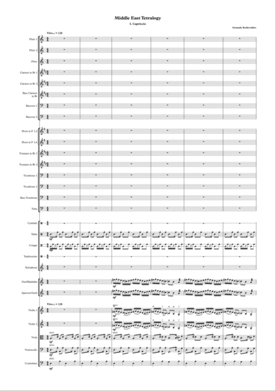 Middle East Tetralogy, 1st movement - 