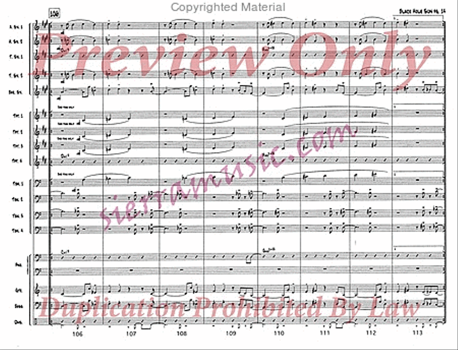 Black Hole Sun Jazz Ensemble scores gallery preview page 15