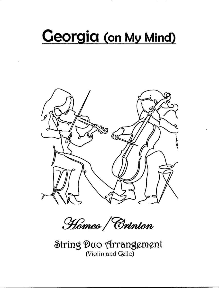 Georgia On My Mind String Duet scores gallery preview page 1