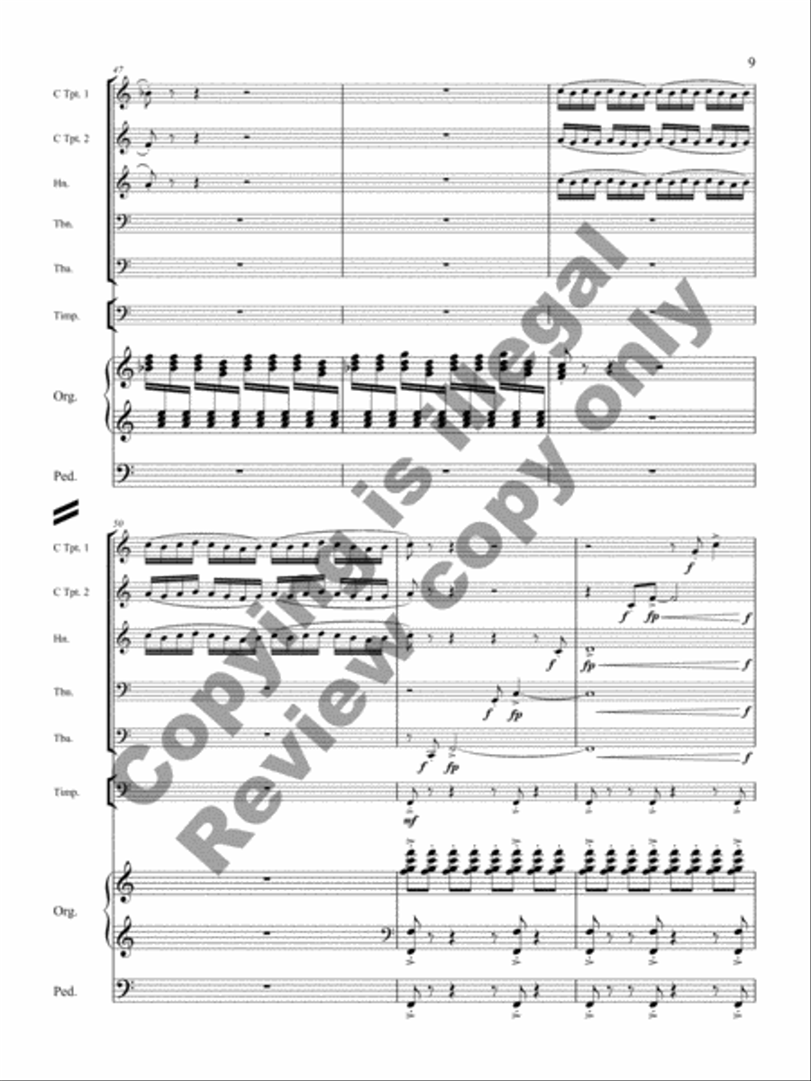 Flourishes Horn scores gallery preview page 17
