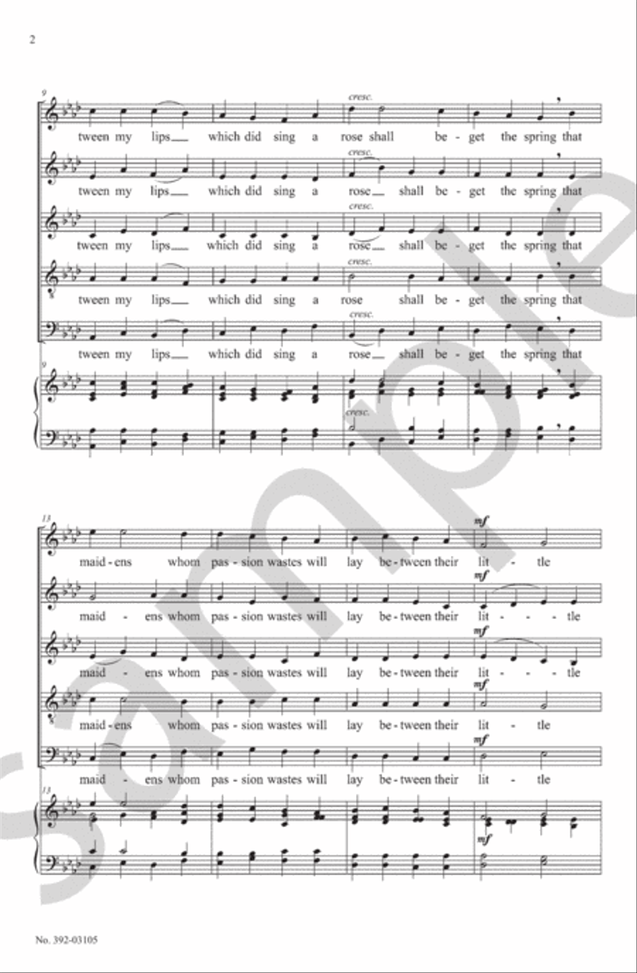 4 e e cummings Songs SSATB scores gallery preview page 4