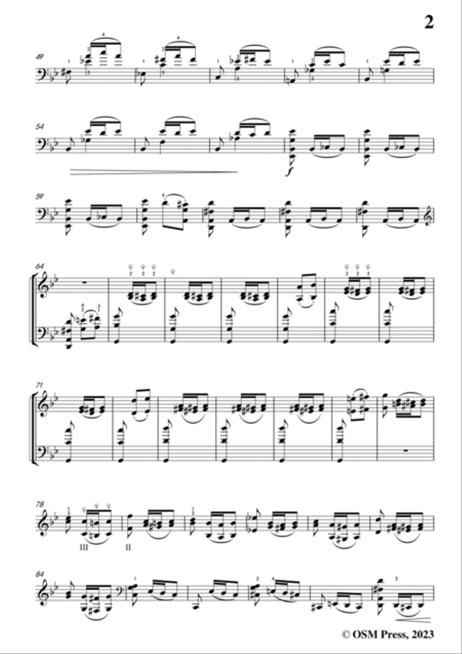 Alfredo Piatti-Caprice No.3,Op.25 No.3,from '12 Caprices,Op.25',for Solo Cello Cello Solo scores gallery preview page 3