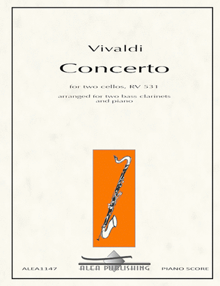 Book cover for Concerto for 2 Cellos RV.531