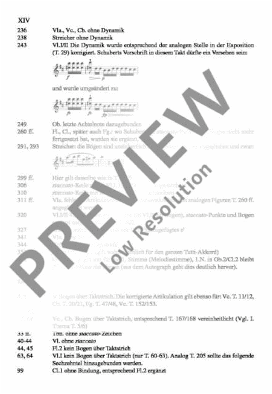 Symphony No. 8 B minor Orchestra scores gallery preview page 15