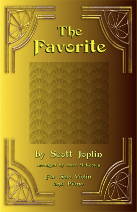 Book cover for The Favorite for solo Violin and Piano
