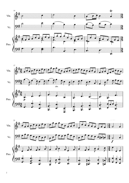 Jesu, Joy of Man's Desiring (Piano Trio) image number null