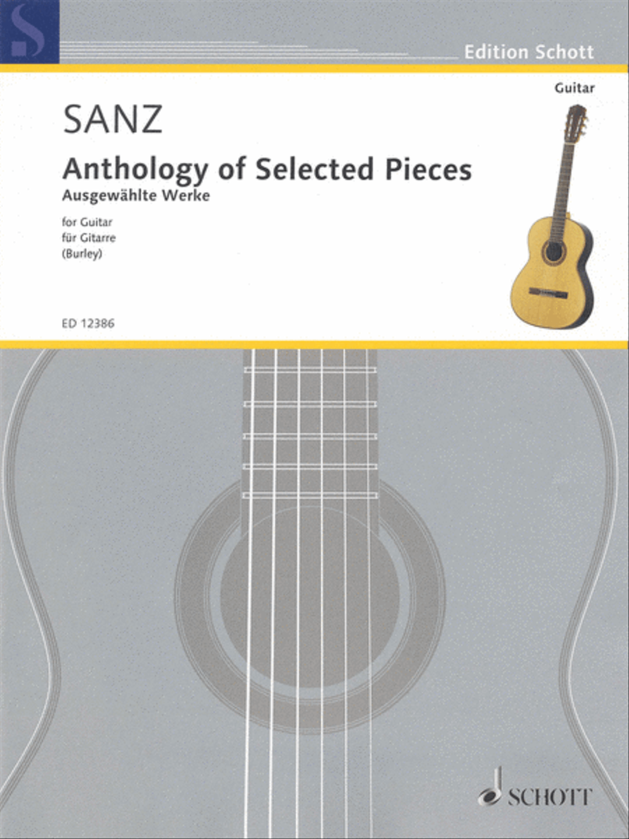 Anthology of Selected Pieces for Guitar Acoustic Guitar scores gallery preview page 1
