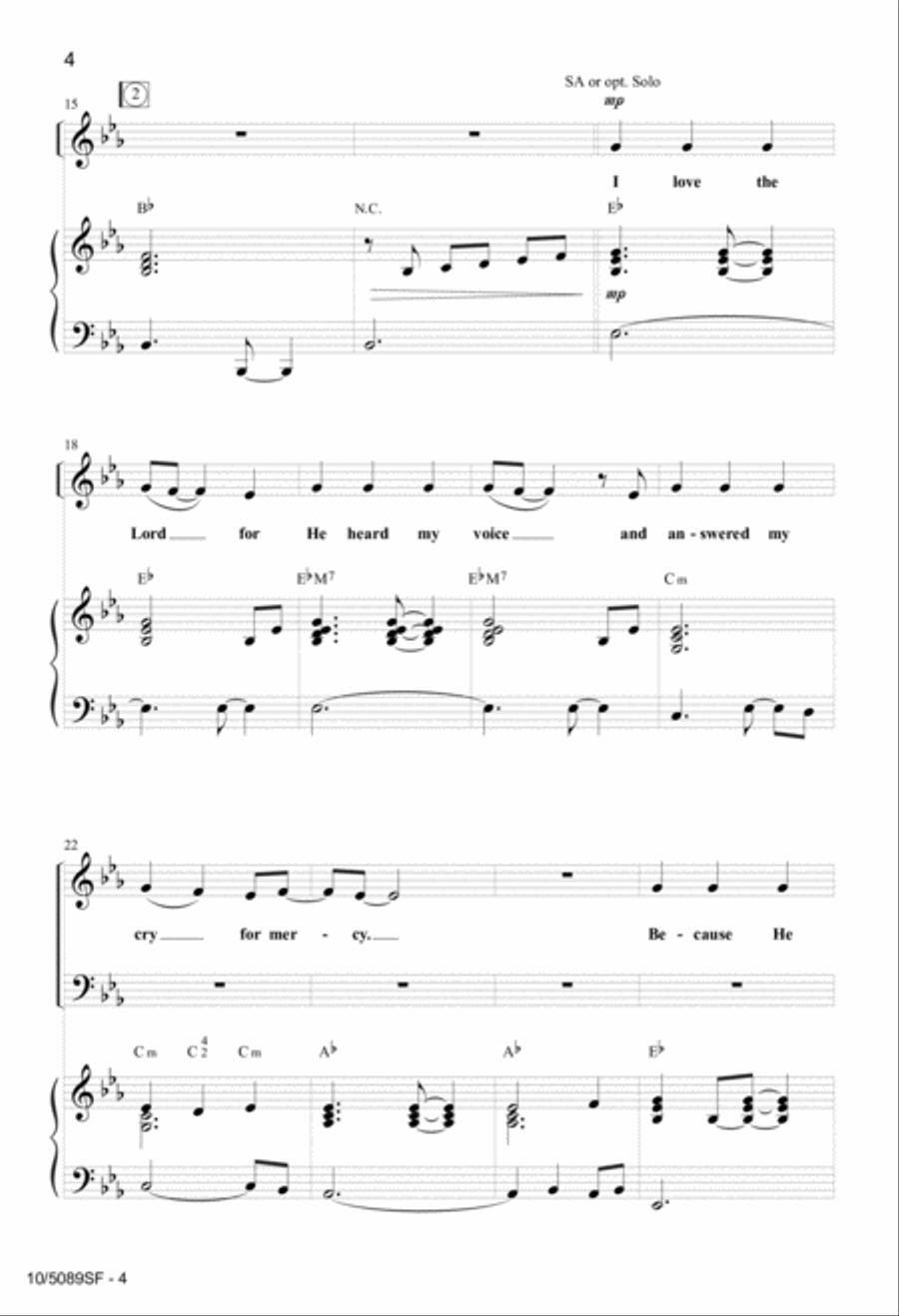 Cup of Salvation 4-Part scores gallery preview page 3