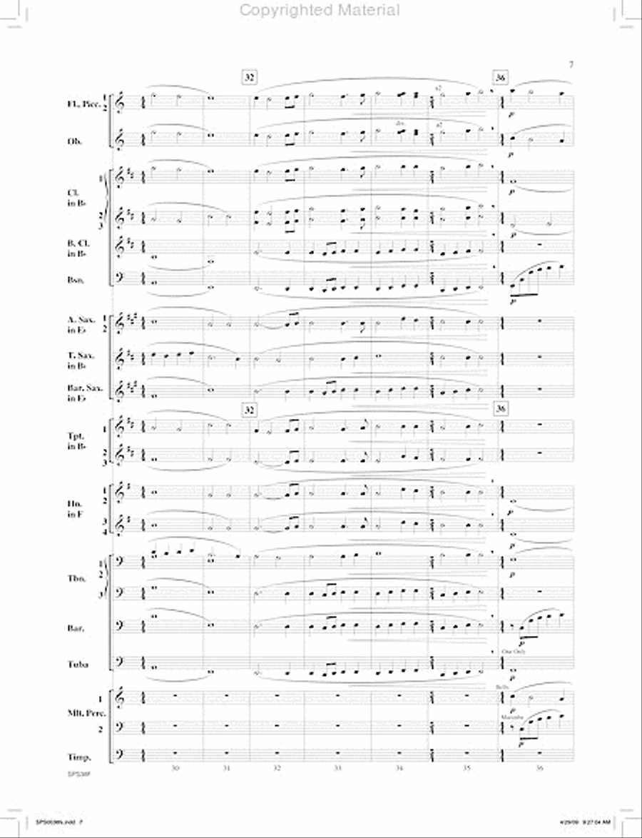 Gilgamesh Concert Band scores gallery preview page 8