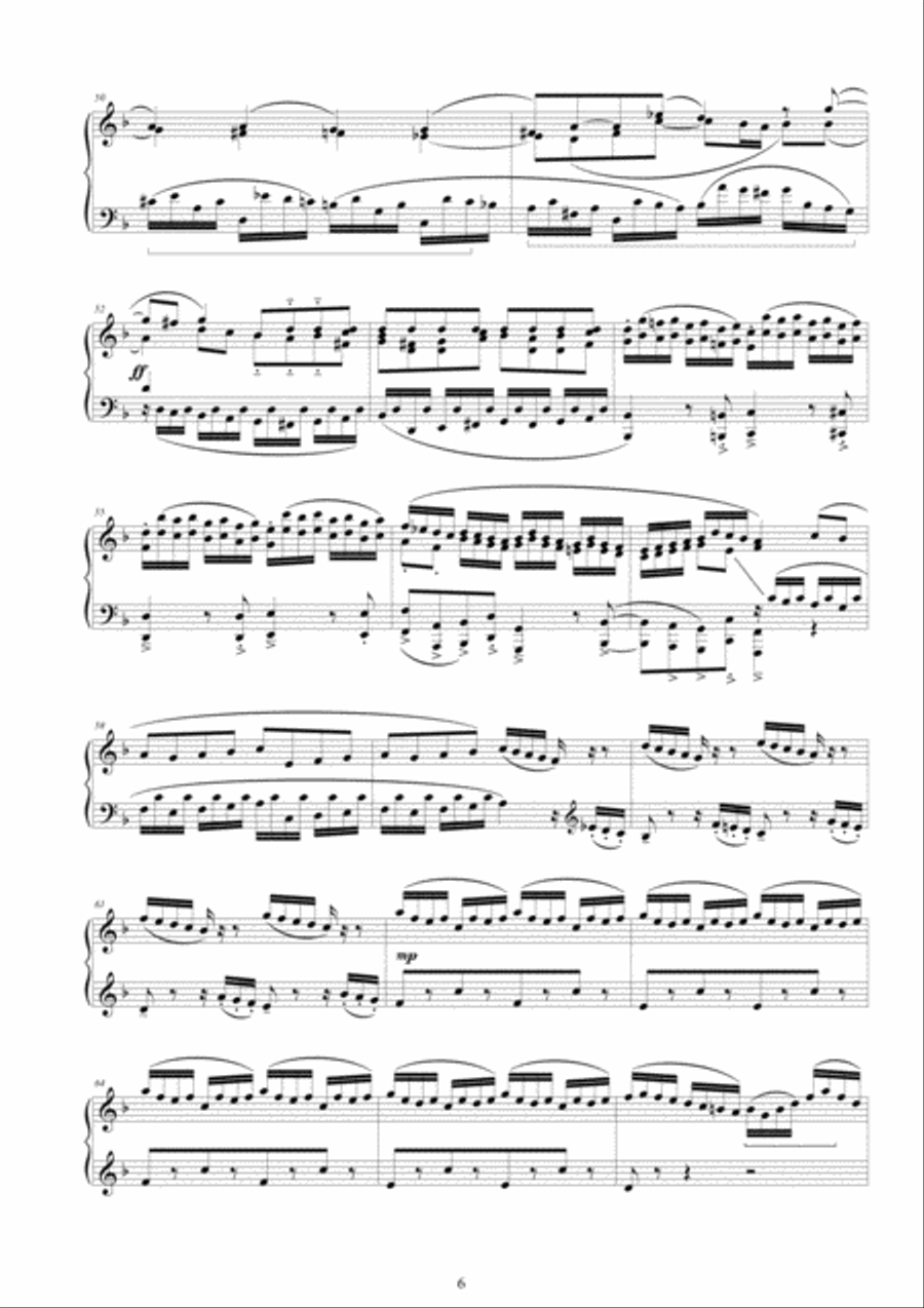 J.S.Bach-Toccata e fuga in D minor BWV565 - Piano solo Piano Solo scores gallery preview page 6