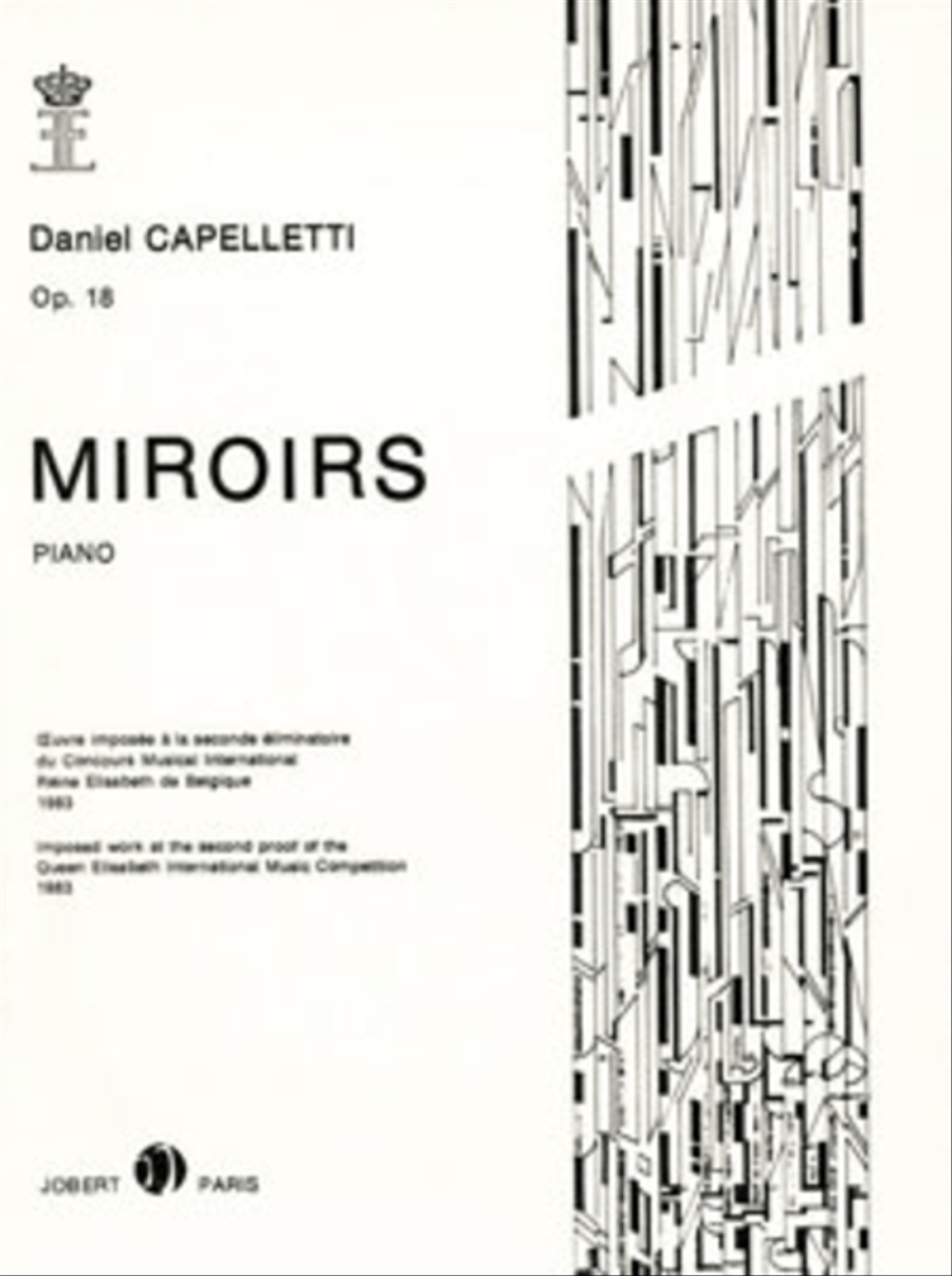 Miroirs Miroirs Piano Solo scores gallery preview page 1