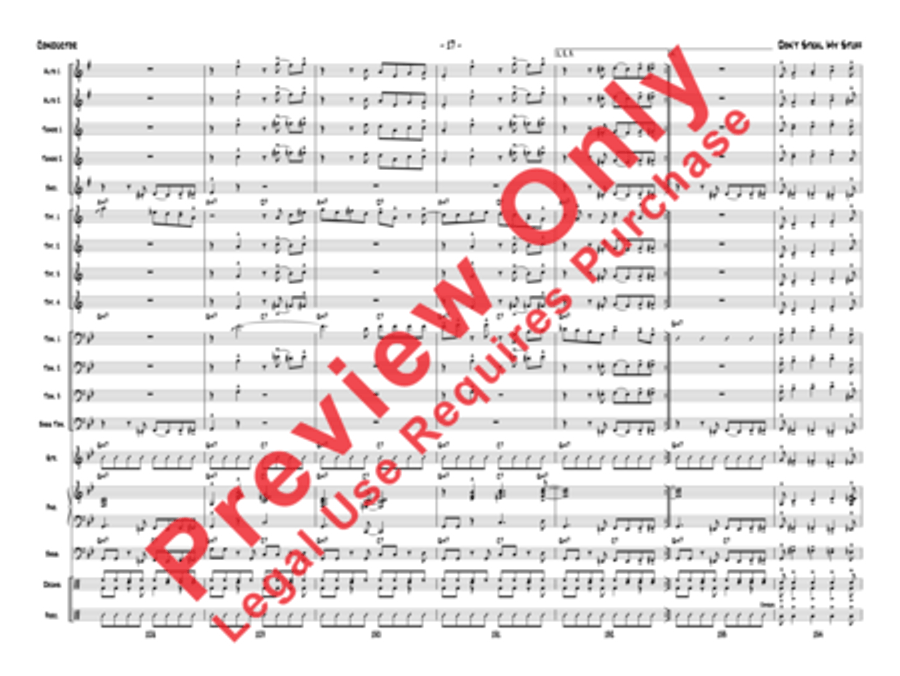 Don't Steal My Stuff Don't Steal My Stuff Jazz Ensemble scores gallery preview page 40