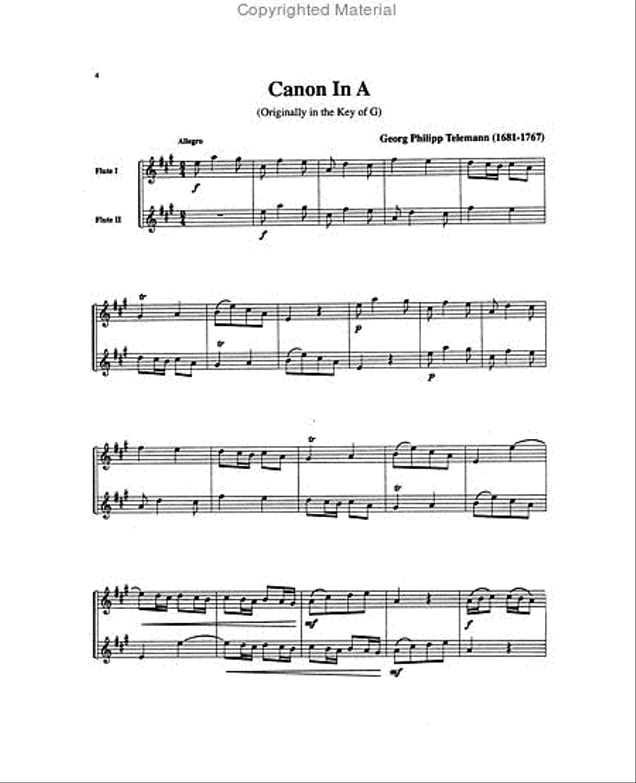 Belwin Master Duets (Flute), Volume 2 Flute Duet scores gallery preview page 3