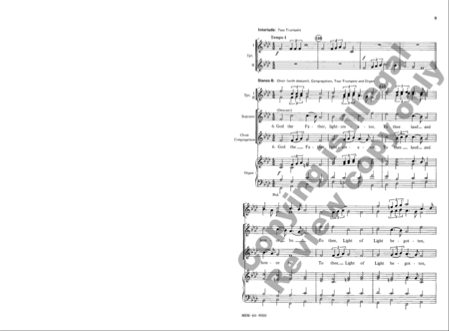 Thy Strong Word (Choral Score)