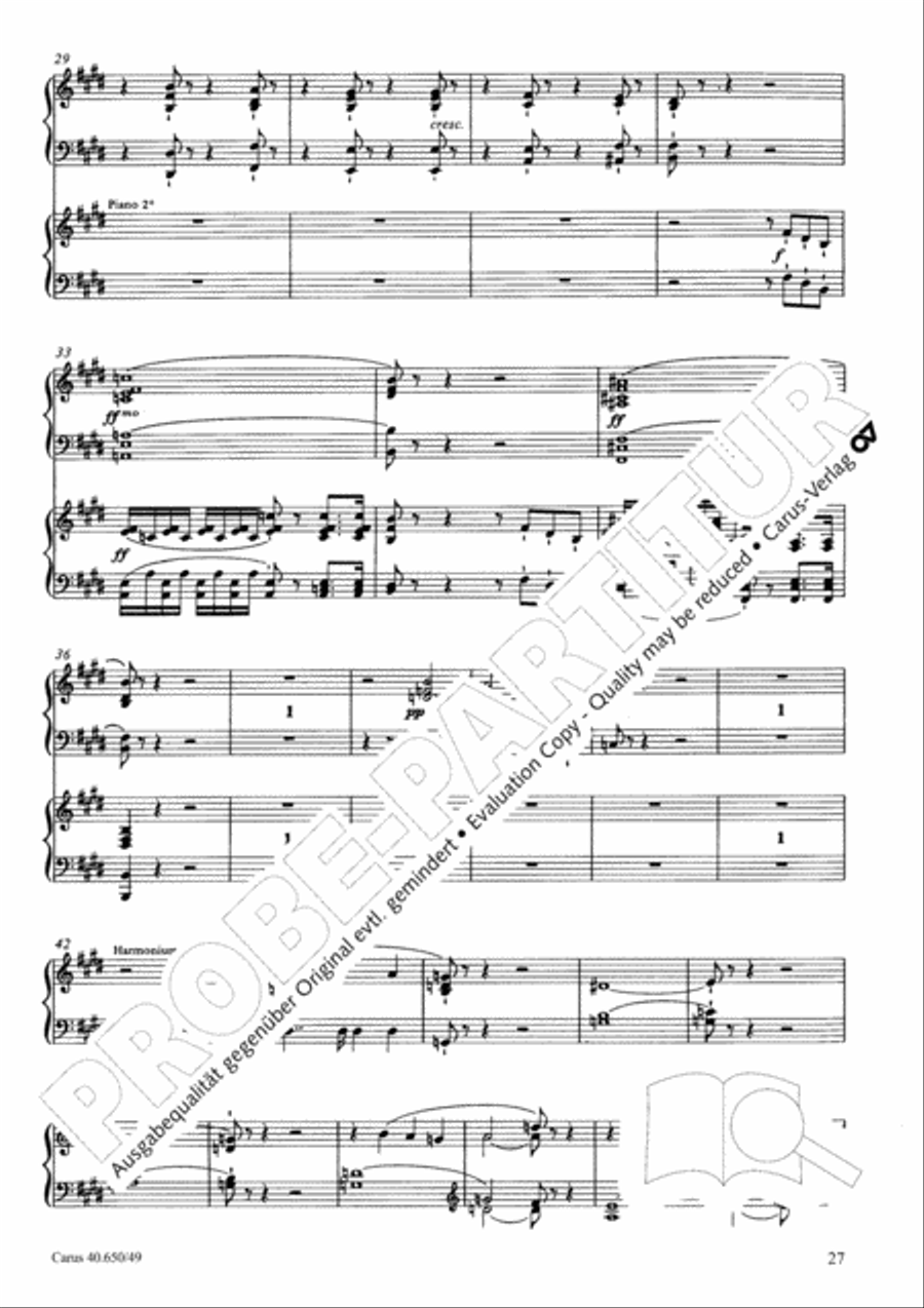 Petite Messe solennelle 4-Part scores gallery preview page 28
