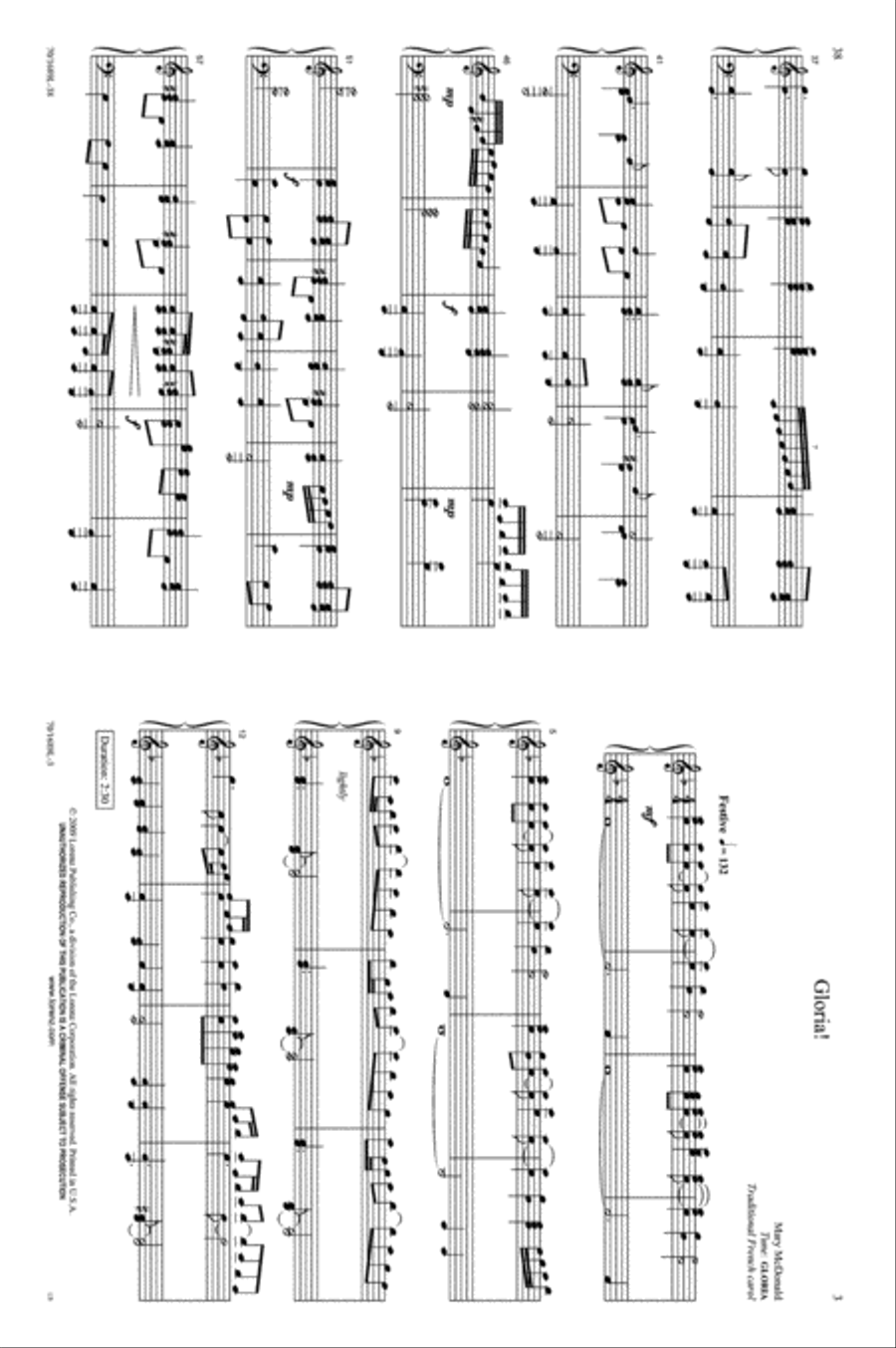 A Mary Merry Christmas (Digital Delivery) Piano Solo scores gallery preview page 3